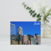 Carte Postale Seattle Washington City Skyline (Debout devant)