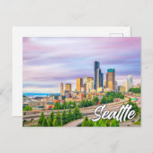 Carte Postale Seattle, Washington, États-Unis (Devant / Derrière)