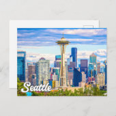 Carte Postale Seattle, Washington, États-Unis (Devant / Derrière)