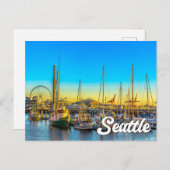 Carte Postale Seattle, Washington, États-Unis (Devant / Derrière)
