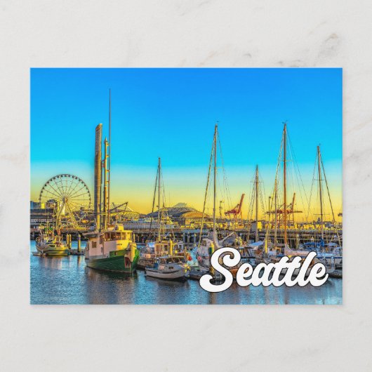 Carte Postale Seattle, Washington, États-Unis (Devant)
