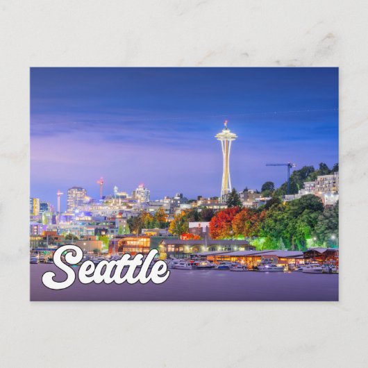 Carte Postale Seattle, Washington, États-Unis (Devant)