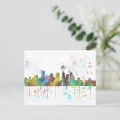 CARTE POSTALE SEATTLE WASHINGTON SKYLINE (Debout devant)