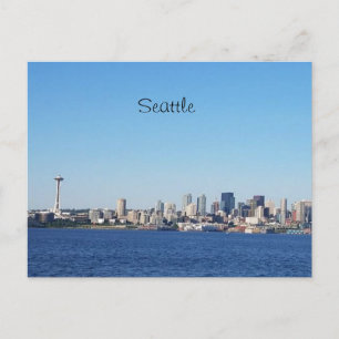 Carte Postale Seattle Washington Vue de la ville depuis l'eau