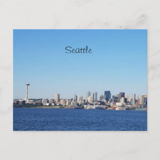 Carte Postale Seattle Washington Vue de la ville depuis l'eau
