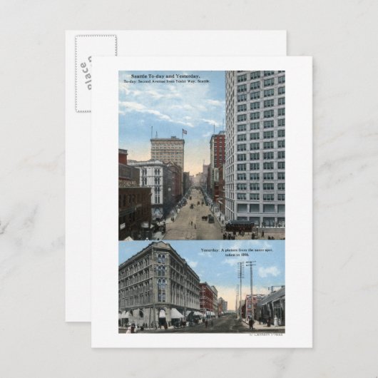 Carte Postale Seattle, Washington - Vue du 2e (Devant / Derrière)