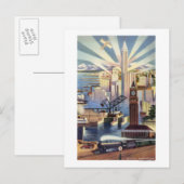 Carte Postale Seattle, Washington - Vue du centre-ville (Devant / Derrière)