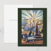 Carte Postale Seattle, Washington - Vue du centre-ville (Devant / Derrière)