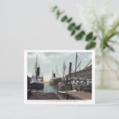 Carte Postale Seattle, WashingtonVue du quai et des navires (Debout devant)