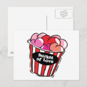 Carte Postale seau d'amour (Devant / Derrière)