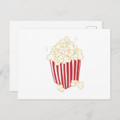 Carte Postale Seau De Popcorn (Devant / Derrière)
