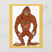 Carte Postale Sebastian sasquach, bigfoot yeti (Devant)