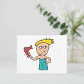 Carte Postale Séchage de cheveux (Debout devant)