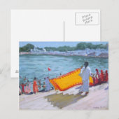 Carte Postale Séchage de Sari Pushkar (Devant / Derrière)