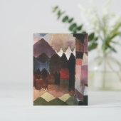 Carte Postale Sèche-cheveux dans le jardin de Marc par Paul Klee (Debout devant)