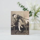Carte Postale Sèche-cheveux vintage (Debout devant)