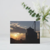 Carte Postale Sèche-linge et SunRise (Debout devant)