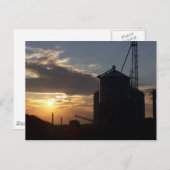 Carte Postale Sèche-linge et SunRise (Devant / Derrière)