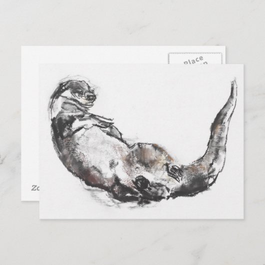 Carte Postale Sèchement (Devant / Derrière)