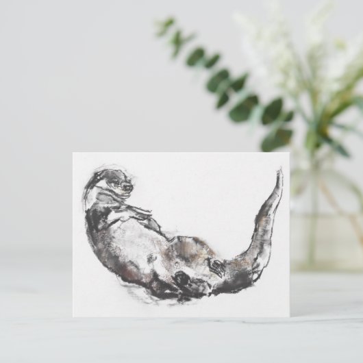 Carte Postale Sèchement (Debout devant)