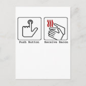 Carte Postale Séchoir à bacon drôle (Devant)