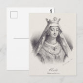 Carte Postale Seconde femme de Clovis (Devant / Derrière)
