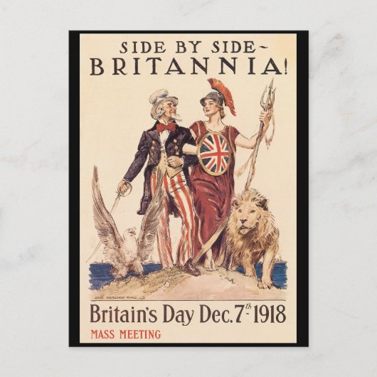 Carte Postale Seconde Guerre mondiale de Britannia (Devant)