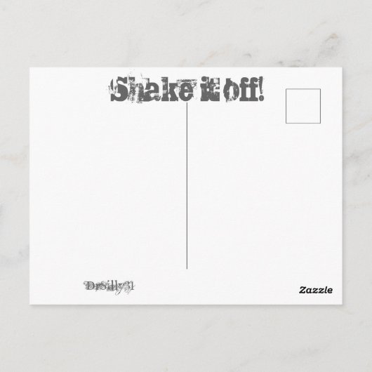 Carte Postale Secoue-le ! (Dos)