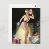 Carte Postale Secouer la broche des présents (Devant / Derrière)