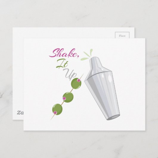 Carte Postale Secouer, monter (Devant / Derrière)