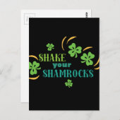Carte Postale Secouer vos Shamrocks (Devant / Derrière)