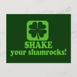 Carte Postale Secouer vos Shamrocks