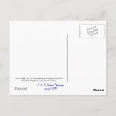 Carte Postale Secourir le Carlin (Dos)