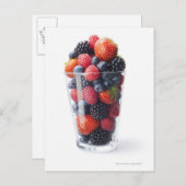 Carte Postale Secousse de fruit crue (Devant / Derrière)