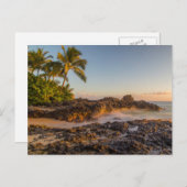 Carte postale Secret Beach Hawaii (Devant / Derrière)