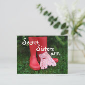 Carte postale Secret Boots2- personnaliser (Debout devant)