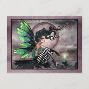 Carte Postale Secret Place Fairy with Candle Postcard