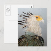 Carte Postale Secrétaire Bird (Devant / Derrière)