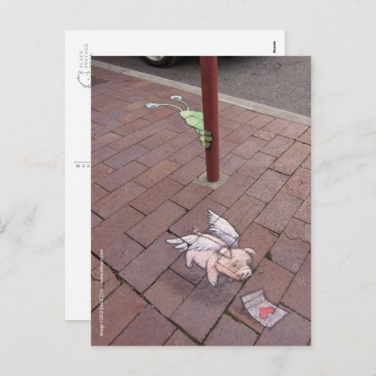 carte postale secrète valentine (Devant / Derrière)