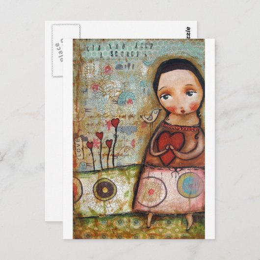 Carte Postale secrets (Devant / Derrière)