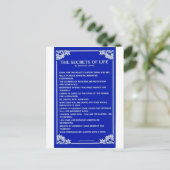 CARTE POSTALE SECRETS DE LA VIE PAR BERNARD LEVINE (Debout devant)