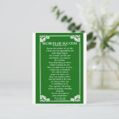 CARTE POSTALE SECRETS DU SUCCÈS DE BERNARD LEVINE (Debout devant)