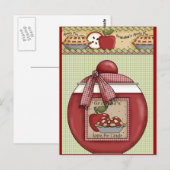 Carte Postale Sectarte à la pomme du pays (Devant / Derrière)