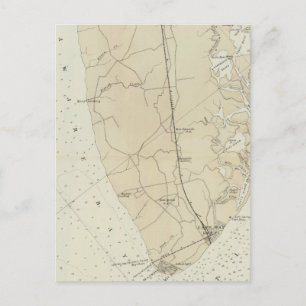 Carte Postale Section côtière no 6 Sea Island to Cape May Point