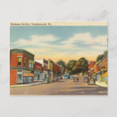 Carte Postale Section des affaires, Tunkhannock, Pennsylvanie (Devant)