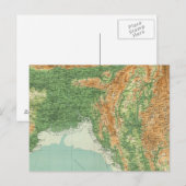Carte Postale Section nord-est de l'Inde (Devant / Derrière)