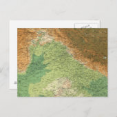Carte Postale Section nord-ouest de l'Inde (Devant / Derrière)