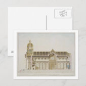 Carte Postale Section transversale de l'église Saint-Jacques, Br (Devant / Derrière)