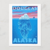 Carte Postale Section transversale Iceberg - Douglas (Alaska) (Devant)