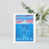 Carte Postale Section transversale Iceberg - Douglas (Alaska) (Debout devant)
